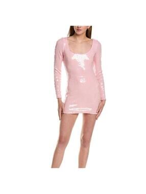 NWT Bardot Arna Sequin Long Sleeve Mini Dress Size Medium